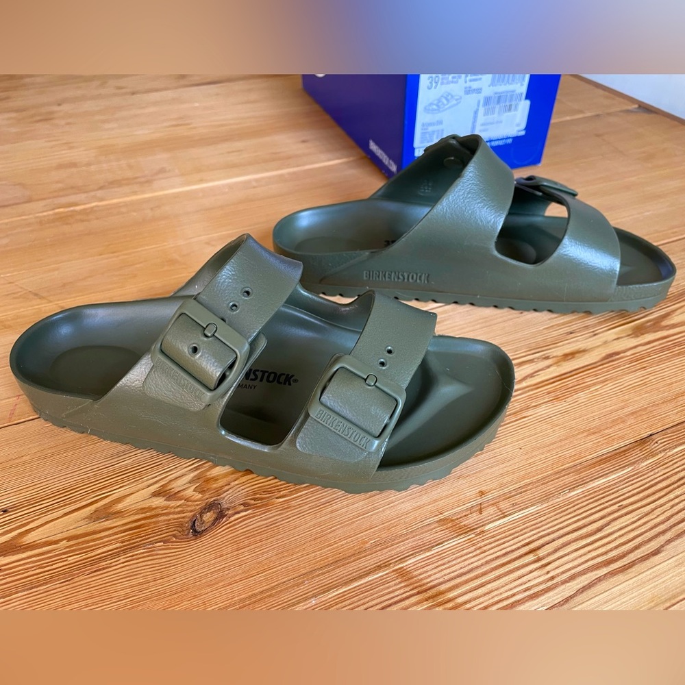 Birkenstock Arizona EVA Size 39 in Khaki